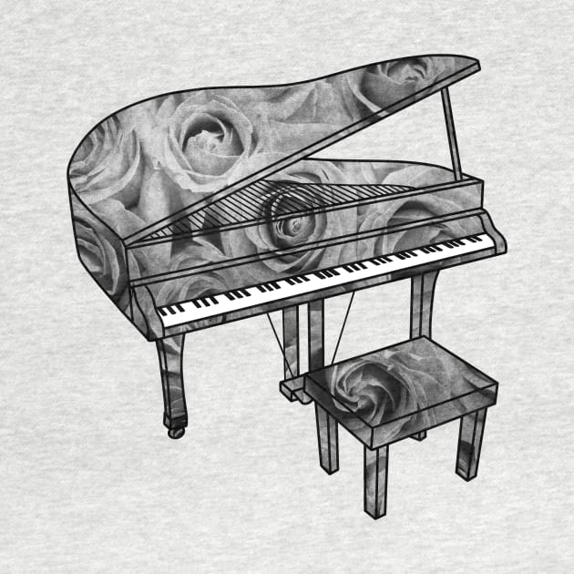 Piano by Kelly Louise Art